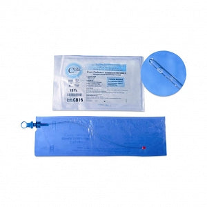 Cure Medical Closed System Catheter Kits - Closed Single System Catheter Kit, 1, 500 mL, 16 Fr - CQCB16