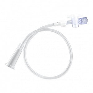 Cook Inc Connecting Tube with Drainage Bag Connector - Connecting Tube with Male Luer Lock and Drainage Bag with Stopcock, 14 Fr x 30 cm - CTU14.0-30-ST