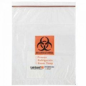 Inteplast Group Ltd 3 Wall Biohazard with Absorbent Pad - LABGUARD 12X15 3WALL BIO W/ABSORBENT PAD - SBL2AP1215B