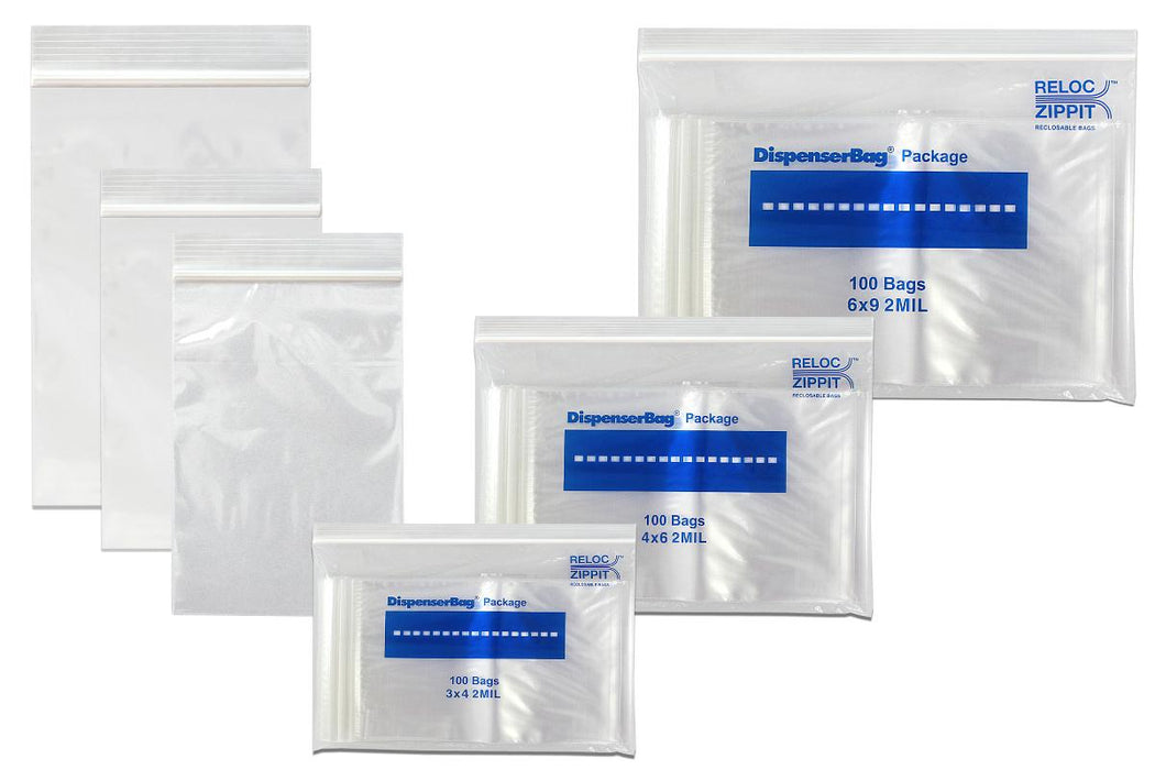 4 MIL Plain ZIPPIT Reclosable Zipper Bags by Inteplast Group LTD