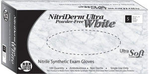 Innovative Healthcare NitriDerm Nitrile Synthetic PF Gloves - Sterile Nitrile Gloves, Powder-Free, Pair, Size 7-1/2 - 135750