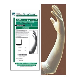 Innovative Hlthcare Elbow Length PF Latex Surgical Gloves - Elbow-Length Powder-Free Surgical Gloves, Sterile, Size 7.5, 18.5" - 141750