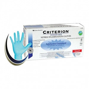 Henry Schein Inc Henry Schein Criterion Nitrile Gloves - Criterion Nitrile Powder-Free Gloves, Blue, Size S - 1118535