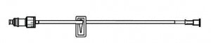 BD IV Extension Sets - 6.5" Small-Bore IV Extension Set with 0.3 mL Priming Volume, SmartSite Needle-Free Connector, Slide Clamp and Male Luer Slip Adapter - 20037E