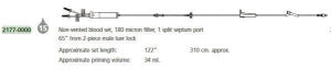 Becton Dickinson Pump Module Nonvented Blood Sets - Gemini 15-Drop IV Blood Administration Set - 2177-0000