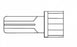 BD IV Pump Module Parts - Female / Male Luer Lock Cap - 70804