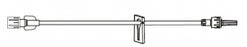 BD IV Extension Sets - 12" Minibore IV Extension Set with 0.4 mL Priming Volume, Removable Slide Clamp and Spin Male Luer Lock - ME1048