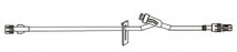 BD Extension Sets - 32" Standard-Bore IV Extension Set with 3.5 mL Priming Volume, Slide Clamp, NAC-Y Needle-Free Valve and Spin Male Luer Lock - MX9175