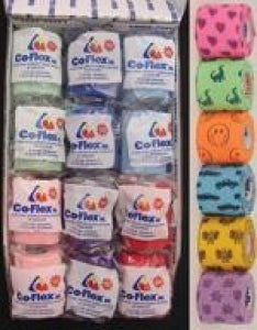 Tetra Medical CoFlex Cohesive Bandages - CoFlex Cohesive Bandage, Assorted, 1" x 5 yd. - 0510-AC