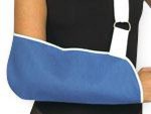 Tetra Medical Supply Envelope Arm Sling with D-Ring - Envelope Arm Sling with D Ring, Denim, Size Large - 1200-13