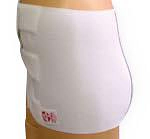 Tetra Medical Supply Abdominal Binders - Abdominal Binder, White, Unisex, Size XL, 12" - 1251-04