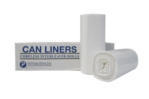 Inteplast Group HDPE Can Liners - High-Density Polyethylene Can Liner, Natural, 33" x 40", 17 mic - S334017N