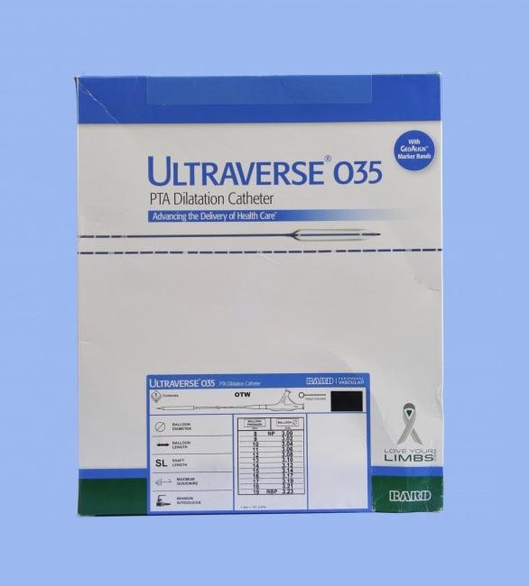 Ultraverse 035 PTA Dilatation Catheters by CR Bard