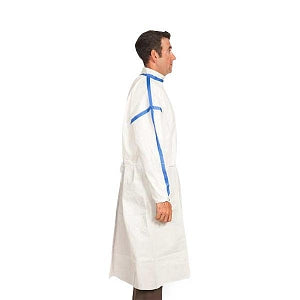 True Care Biomedix Lab Gowns for Compounding - 52 gsm Chemo Drug Compounding Gown, Size Regular - TCBA54ST-R