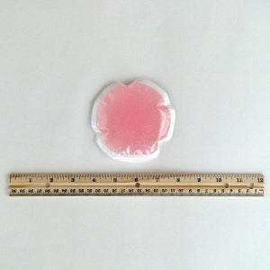 Accurate Manufacturing Gel Packs w/Cloth Backing - Pink Round Pack with Cloth Backing, 4" - 4670126