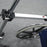 IV Pole and Wheelchair Clamping System Wheelchair to IV Pole with Quick Release