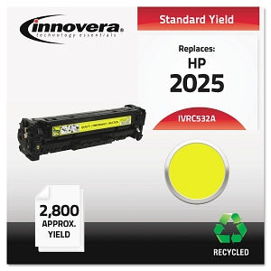 Innovera Remanufactured Toner - Innovera Remanufactured HP CC532A High 2, 800-Page Yield LJ CP2025 Toner, Yellow - C532A