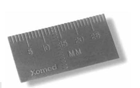 Medtronic Micro-Grid Silicone Metric Ruler - Micro-Grid Silicone Metric Ruler, Green - 4022800