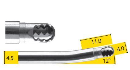 Medtronic Automated EM Tracking Blades M4 Rotatable - RAD 12 Rotatable Fusion Blade, 11 cm x 4 mm - 1884012EM