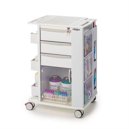 Insight Phlebotomy Cart Insight Phlebotomy Cart, 3" Casters