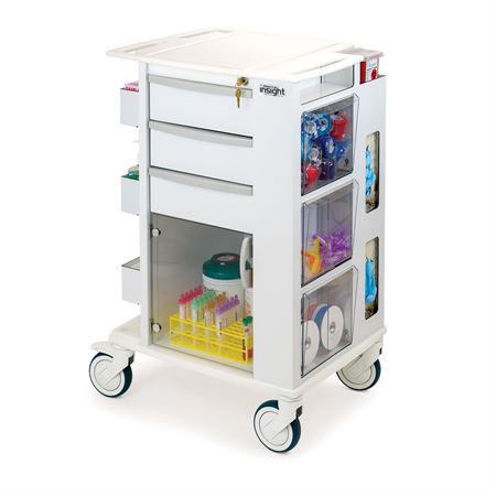 Insight Phlebotomy Cart Insight Phlebotomy Cart, 5" Casters