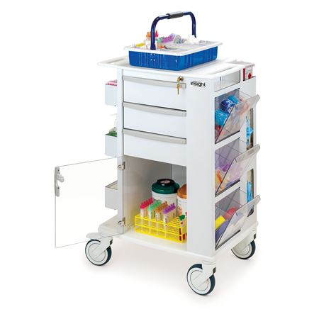 Insight Phlebotomy Cart Insight Phlebotomy Cart, 5" Casters