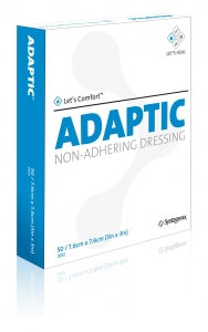 Acelity Adaptic Nonadhering Dressings - Adaptic Nonadhering Wound Dressing, 3" x 3", Sterile - 2012