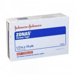 Johnson and Johnson Zonas Porous Tape - Zonas Cotton Porous-Back Tape, 2" x 10 yd. - 005106