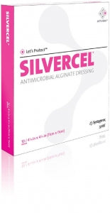 Acelity Silvercel Antimicrobial Alginate Dressings - Silvercel Antimicrobial Alginate Dressing, 1" x 12" - SYS800112