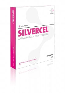 Acelity Silvercel Antimicrobial Alginate Dressings - Silvercel Antimicrobial Alginate Dressing, 4.25" x 4.25" - SYS800404