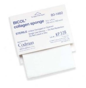 Johnson & Johnson BICOL Collagen Sponge - Codman Bicol Collagen Sponge - 801460