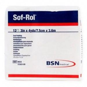 BSN Medical Sof-Rol Absorbent Cast Padding - Sof-Rol Cast Padding, Rayon, 3" x 4 yd. - 9033