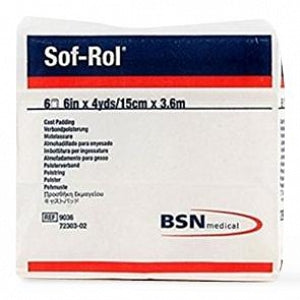 BSN Medical Sof-Rol Absorbent Cast Padding - Sof-Rol Cast Padding, 6" x 4 yd. - 9036