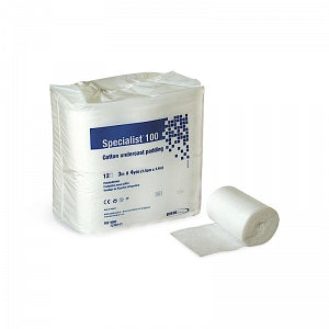 BSN Medical Specialist 100 Cotton Cast Padding - Specialist Cotton Blend Cast Padding, White, Nonsterile, 6" x 4 yd. - 9086