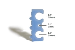 Johnson and Johnson Aptimax Instrument Tray Holders - Aptimax Instrument Tray Holder, 19 mm x 5 mm x 19 mm - 99403