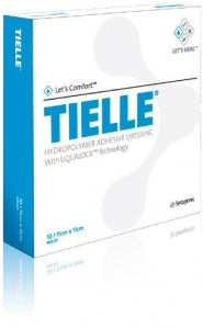 Acelity Tielle Hydropolymer Foam Dressings - Tielle Hydropolymer Adhesive Dressing, 7" x 7" - SYSMTL103