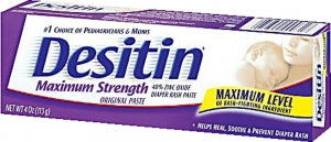 Johnson and Johnson Desitin Maximum Strength Original Pastes - Maximum Strength Desitin Paste, 2 oz. - 00070