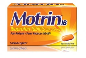 Johnson & Johnson MOTRIN IB Caplets - Motrin Ibuprofen, Caplet, Pain Reliever, Fever Reducer - 048152