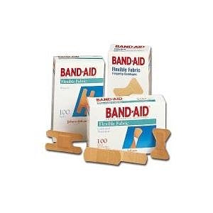 Johnson & Johnson Fabric Band-Aid Bandages - Band-Aid Flexible Strip Bandage - 100444400