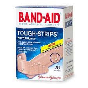 Johnson & Johnson Band-Aid Waterproof Bandages - Waterproof Adhesive Strip Bandages, One-Size - 100483300