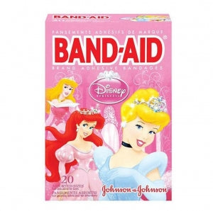 Johnson & Johnson Band-aid Disney Princess Adhesive Bandage - Disney Princess Band-Aid - 104653