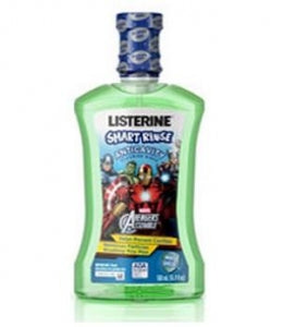 Johnson & Johnson Listerine Sensitivity Zero-Alcohol Mouth Wash - Avengers Assemble Oral Rinse, MintShield Flavor, 500 mL - 11329