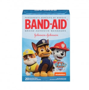 Johnson & Johnson Band-Aid Multiple Prints - Band-Aid Brand Adhesive Bandage, Assorted, Paw Patrol Theme - 116589