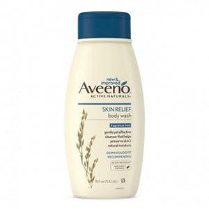 Johnson & Johnson Aveeno Fragrance-Free Skin Relief Body Wash - Aveeno Skin Relief Body Wash, Fragrance-Free, 12 oz. - 117029