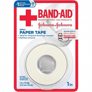 Johnson & Johnson Band-Aid Paper Tape - Hurt Free Band-Aid Paper Tape, 1" x 10 Yards - 381371171187