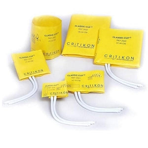 GE Medical Critikon Blood Pressure Cuffs - Blood Pressure Cuff, Classic, Neonatal, 1 Tube, Disposable, White, Size 3 - 2128