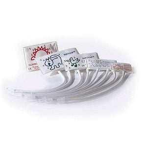 GE Medical Blood Pressure Cuff with 2-Tube Connectors - Blood Pressure Cuff, Soft, Disposable, 2 Tube Connector, Neonatal Number 3, Green / White - 2523