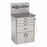 Jedmed Classic CSC ENT Treatment Cabinets - Classic CSC Series Treatment Cabinet with Pressure and Suction, Stainless Steel - 03-6180