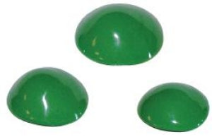 Jedmed Lucite Corneal Shields - Lucite Eye Shield, Nonsterile, Green - 28-6233