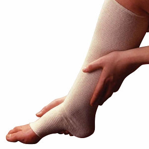 BSN Medical Tensogrip Tubular Support Bandages - Tubular Support Bandage, Full-Leg, Beige, Size XL - 7595